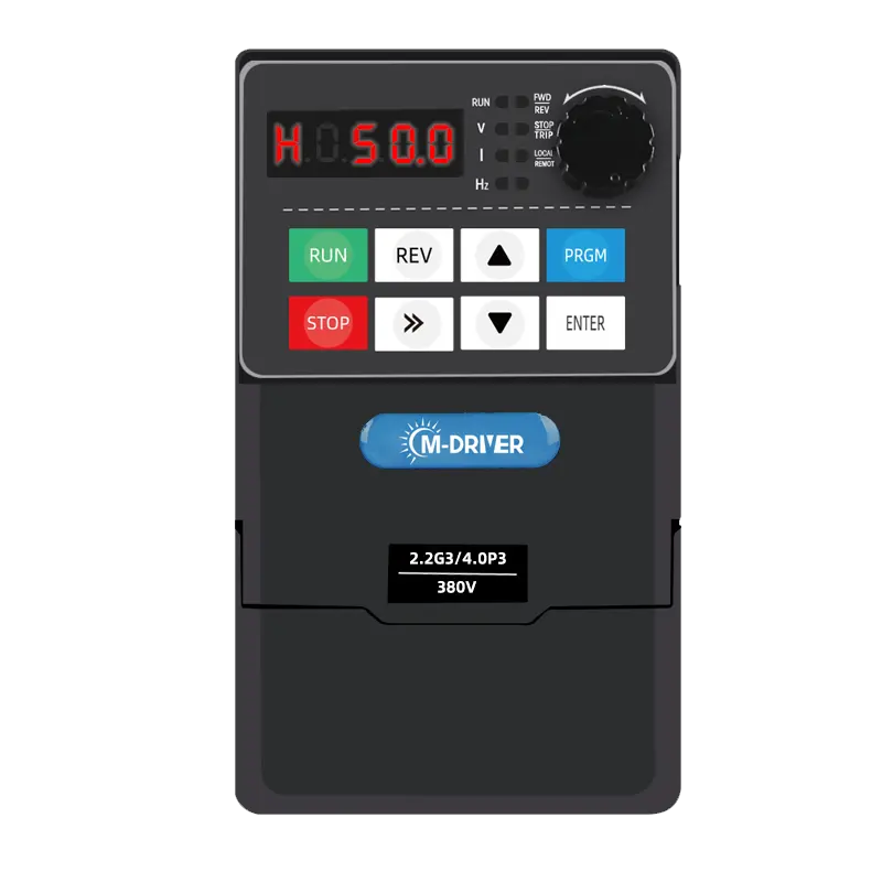 M-driver VFD Control vectorial general Inversor de frecuencia 0.75kw 1.5kw 2.2kw AC Drive