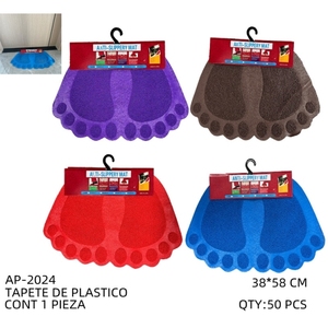 Tappetini da bagno antiscivolo in plastica antiscivolo portatile creativo Premium elegante resistente - Product Image 1