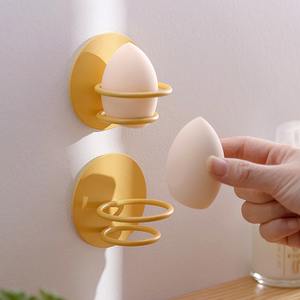 プラスチック製イエローダックパウダーパフ収納ラック多機能メイクスポンジホルダーオーガナイザーボックス - Product Image 3