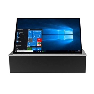 Hiện đại hiệu quả chi phí HD 15.6inch màn hình siêu mỏng cơ giới lật lên bàn Màn hình LCD nâng cho văn phòng phòng hội nghị bàn - Product Image 4