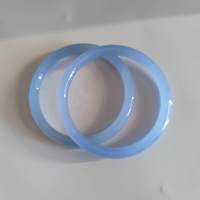 Bracelet jonc en verre artistique imitation pierre de jade verte synthétique multicolore de 8 mm, vente en gros