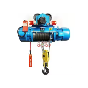 Penjualan Panas Alat Angkat Atap Elektrik 1 2 5 10 15 ton 380V Alat Angkat Tali Kawat Elektrik dengan Motor Penggerak - Product Image 1