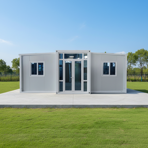 Maison conteneur pliable extensible 20 pieds 40 pieds, 2 chambres, maison modulaire portable, maison pliable pour usage résidentiel, bureau, hôtel - Product Image 1