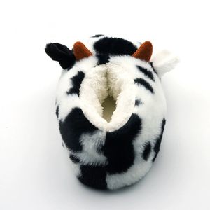 Femme Femmes Femmes Dames Filles Fluffy Fuzzy Plush Cow Custom 3D Animals Stuffed Toy Slippers Non-skid Home Boots Booties - Product Image 4