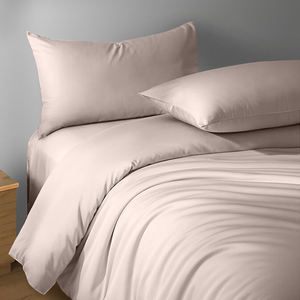 Ensemble <span class=keywords><strong>de</strong></span> literie trois pièces Hotel Collection 300TC <span class=keywords><strong>housse</strong></span> <span class=keywords><strong>de</strong></span> couette en <span class=keywords><strong>satin</strong></span> blanc pur <span class=keywords><strong>coton</strong></span> pour lits King Five-Star à usage domestique - Product Image 6