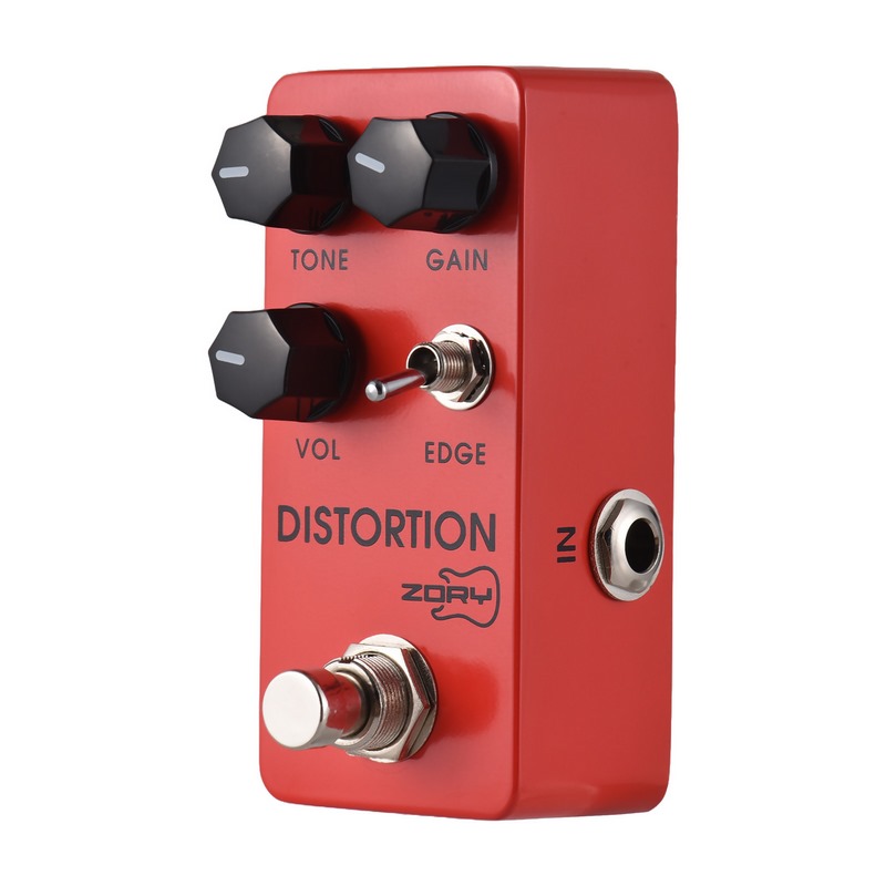 ZORY Guitar Metal Distortion Effects Pedal DC 9V 6.35mm Input