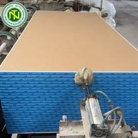 Plaque de plâtre standard en gypse pour la construction intérieure, utilisation pour les murs et les plafonds