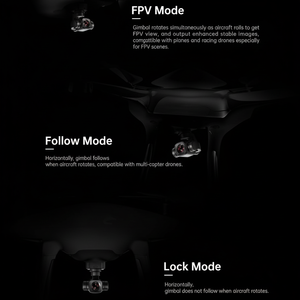 SoloGood SIYI A8 Mini 4K 8MP Ultra HD 6X Caméra à cardan à zoom numérique avec suivi intelligent de l'identification AI Caméra FPV à vision nocturne HDR - Product Image 1