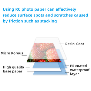 Rouleau de papier <span class=keywords><strong>photo</strong></span> FANTAC RC anti-rayures 250gsm brillant 5/<span class=keywords><strong>6</strong></span> pouces impression jet d'encre pour mini imprimante de laboratoire sèche Fuji DX100 Epson D700 - Product Image 3