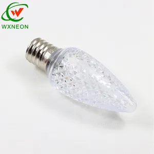 Christmas String Light E17 Intermediate Base Commercial Grade Dimmable C9 Replacement Bulbs