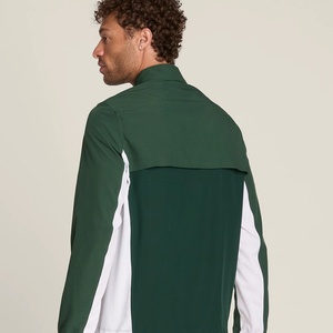 Custom <b>Men's</b> Active Nylon Wear Set Wholesale Pickleball Tennis Outfit with Long Sleeve Top <b>Jacket</b> 2-Piece Short Pants for <b>Summer</b> - Product Image 2