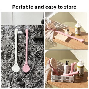 Brosse à pieds à long manche avec poils doux en ABS – Outil magique pour un nettoyage efficace des pieds - Product Image 3