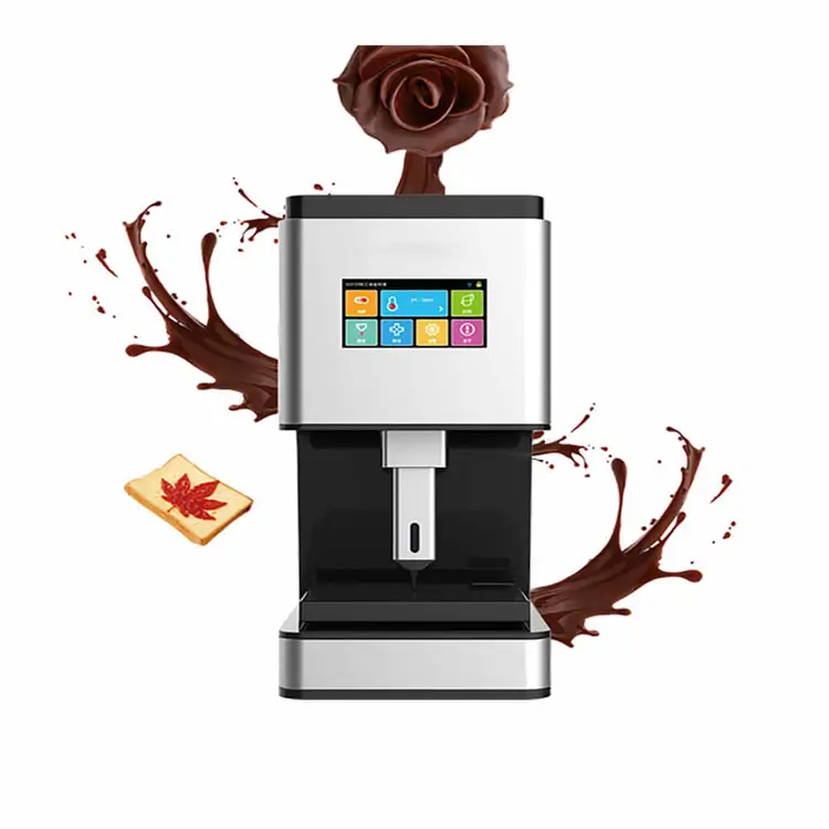 เครื่องพิมพ์เค้กคุ้กกี้ช็อคโกแลตแบบใช้ในบ้าน3D พิมพ์อาหารสำหรับร้านเค้ก
