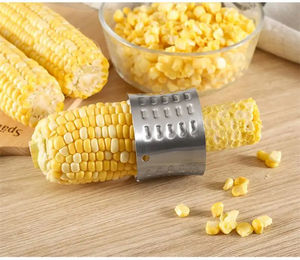 Éplucheur de maïs manuel en acier inoxydable pour la vente en gros, outil de cuisine facile à nettoyer pour l'élimination des épis, coupe-légumes domestique - Product Image 6