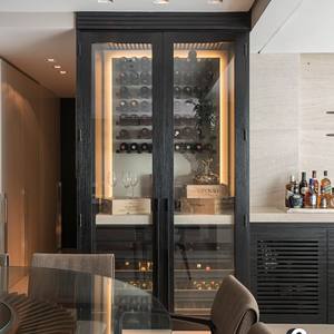 Réfrigérateur à <span class=keywords><strong>vin</strong></span> haut de gamme à température constante autoportant salon armoires à <span class=keywords><strong>vin</strong></span> en acier inoxydable SS304 antirouille pour la maison - Product Image 2