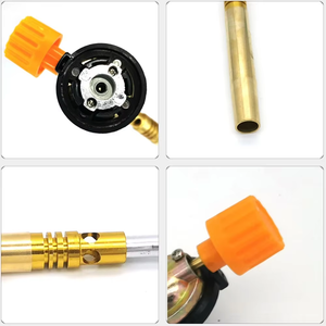 Soplete de Gas portátil para soldadura de butano, soplete de soldadura al aire libre, quemador de pelo de cerdo quemado, pistola de llama de soldadura, soplete de soldadura de Gas - Product Image 3