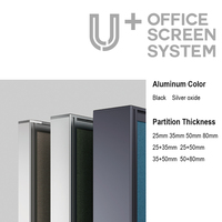Meubles de bureau modernes, poste de travail en cubique pour centre d'appels, table de travail, cloison de bureau, bureau d'ordinateur, poste de travail modulaire pour 2 personnes