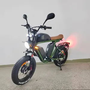 Bike Electric 52V Dual Motor Bafang 2000W 79Ah Oil Brake Full Suspension Fat Tire Long Range Aluminum Frame Fast MTB Off Road