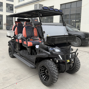 Easy Operate Off Road Gas Golf Cart Gasoline 6 Seat Club Car Lifted Golf Buggy - Product Image 2