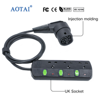 AOTAI Typ 2 V2L-Kabel mit UK 3-Wege-Steckdose EV Vehicle-to-Load Entladekabel für BYD Omoda Jaecoo GWM TANK