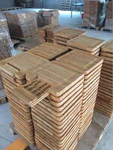 Juego de regalo perfecto, Charcuterie Platter, Wine Crackers, <span class=keywords><strong>Brie</strong></span>, bandeja para servir carne de bambú, queso, con cajón oculto y juego de cuchillos - Product Image 6