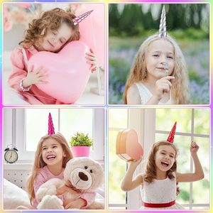 <span class=keywords><strong>Serre</strong></span>-tête en métal en forme de corne de <span class=keywords><strong>licorne</strong></span>, accessoire de cosplay élastique pour enfants et adultes, idéal pour Halloween et les fêtes d'anniversaire - Product Image 5