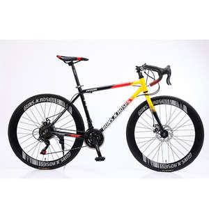 Prix d'usine, <span class=keywords><strong>livraison</strong></span> rapide, vélo de route 700c OEM personnalisé, haute qualité, prix bas, <span class=keywords><strong>course</strong></span>, acier, 21 vitesses, frein à disque, fourche à suspension - Product Image 1