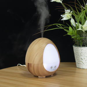Difusor de Aroma con Diseño de Madera, Humidificador Ultrasónico de 200 ml, Mini Humidificador de Escritorio para Uso Doméstico con Función de Temporizador - Product Image 3