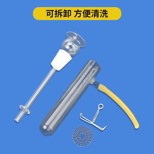 Aparato de laboratorio para la producción de hidrógeno, dióxido de carbono y oxígeno; generador de gas Kipp simple. - Product Image 4