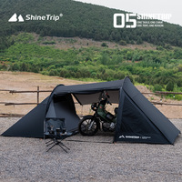 Tente tunnel robuste, durable et légère, quatre saisons, double couche, poteaux en alliage d'aluminium, grand espace, tissu Oxford 2000-3000 mm