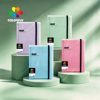 ColorFly 2027 Bleu, Agenda Quotidien et Hebdomadaire à Couverture Rigide Gaufrée, Format A4, Fermeture Magnétique, 100 Feuilles, pour Usage Professionnel/Étudiant