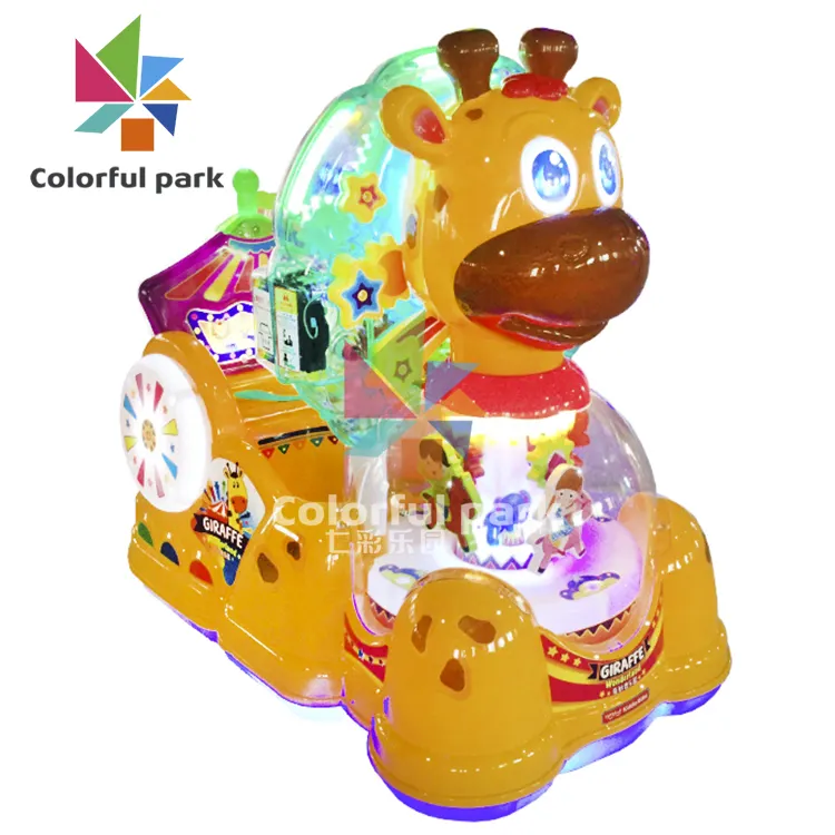 Colorful Park coin operated kiddie rides kiddie ride arcade games machines