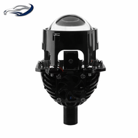 Vente en gros usine : Lentille de projecteur LED 2,5 pouces 12V 100W 5800K 6000LM, double coupelle de lampe, lentille de phare universelle, OEM personnalisé