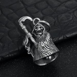Pendentif Croix de la Vie et de la Mort en Acier Inoxydable pour Club de Motards, Collier Unisexe Tendance, Cadeau - Product Image 2