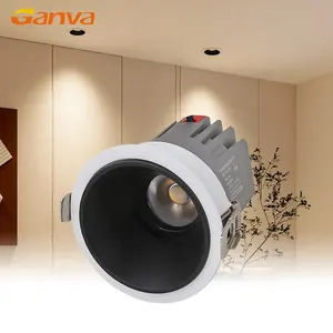 GANVA High Quality Office Hotel Home Aluminum Recessed Ceiling Wall Washer 12W LED Spot Light