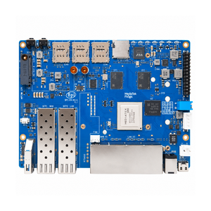 Carte de développement de routeur HT Banana Pi BPI-R4 MT7988A Filogic 880 4 Go DDR4 8 Go eMMC 2 ports SFP 10G 4 ports Ethernet Gigabit Wi-Fi 7 - Product Image 2