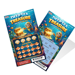 Premium Digital Printing Lottery Scratch Card Durable Eco-friendly Paperboard Customized Colors And Sizes - Product Image 3
