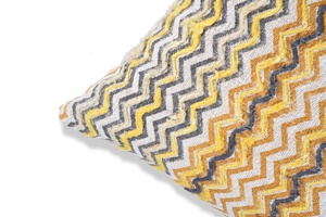 Luxury designer block printed Chevron Pattern <b>Cushion</b> <b>cover</b> home decor wholesale pillow at best price embroidered Pillow case - Product Image 6