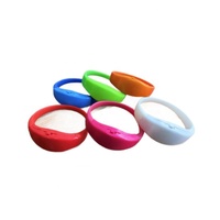 Bracelets lumineux LED personnalisés avec logo, activés par le son, pour les fêtes, les concerts, les sports