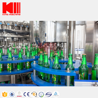 Ligne de production automatique de remplissage de bouteilles de bière en verre
