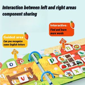 Libro de Actividades Sensoriales Reutilizables con Temática de Animales para Niños con Autismo, Mini Libro de Actividades Montessori para Niños Pequeños de 3+ Años - Product Image 4