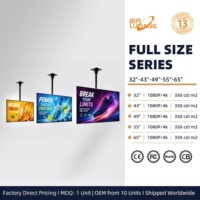 Écran d'affichage de menu de restaurant avec publicité USB, affiche numérique LCD 43 pouces pour usage intérieur dans les ascenseurs et les aéroports