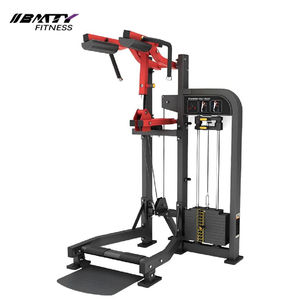 แท่นยืนเฉพาะสำหรับยิมทำจากเหล็กคาร์บอนสูงแบบพกพาใช้ในเชิงพาณิชย์ที่มีน้ำหนัก75กก. บันไดกันลื่นช่วยเพิ่มน่อง - Product Image 1