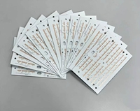 Carte de circuit imprimé LED rectangulaire personnalisée en aluminium MCPCB à une face pour éclairage de panneaux LED, service OEM