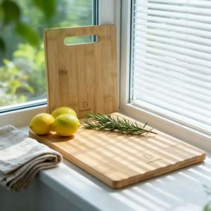 Tablas de Cortar de Bambú Pequeñas con Logotipo Personalizado para Cocina, Aptas para Lavavajillas, Mini Tabla de Cortar Ecológica - Product Image 3