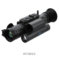 Télémètre laser optique de vision nocturne HT-70 V2.0, objectif 50 mm, zoom 20x, capteur CMOS 2,7K, alliage d'aluminium, longue portée, extérieur