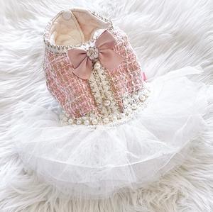 Robe d'été et de printemps pour chien en coton de luxe, imprimé papillon mignon, costume de fête à la mode, dentelle - Product Image 4