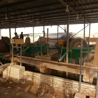 Broyeur à moulin à tambour humide Soudan 1100 avec moteur, roulement et boîte de vitesses pour le broyage de minerai d'or