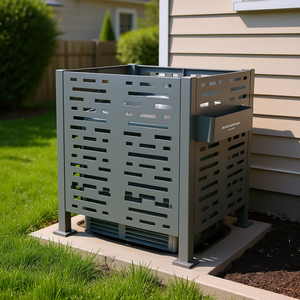 Cubierta Metálica para Unidad de Aire Acondicionado 3x3 pies, Protección Exterior para Ocultar el Tanque - Product Image 2