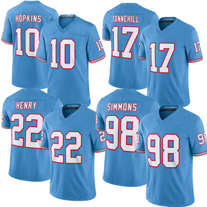 Camiseta de fútbol americano de Keon Coleman 10 Khalil <span class=keywords><strong>Shakir</strong></span> 17 Josh Allen 3 Damar Hamlin 86 Dalton Kincaid de la mejor calidad personalizada - Product Image 4